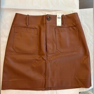 Anthropologie Brown Pencil Skirt